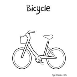 Malvorlage: Fahrrad (Transport) #136950 - Kostenlose Malvorlagen zum Ausdrucken