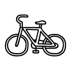 Malvorlage: Fahrrad (Transport) #136953 - Kostenlose Malvorlagen zum Ausdrucken