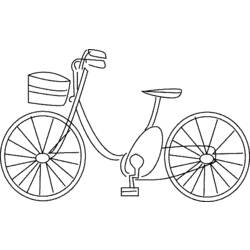Malvorlage: Fahrrad (Transport) #136954 - Kostenlose Malvorlagen zum Ausdrucken