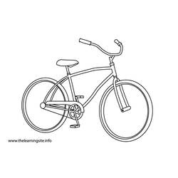 Malvorlage: Fahrrad (Transport) #136968 - Kostenlose Malvorlagen zum Ausdrucken