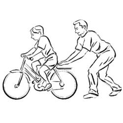 Malvorlage: Fahrrad (Transport) #136974 - Kostenlose Malvorlagen zum Ausdrucken