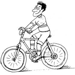 Malvorlage: Fahrrad (Transport) #136975 - Kostenlose Malvorlagen zum Ausdrucken