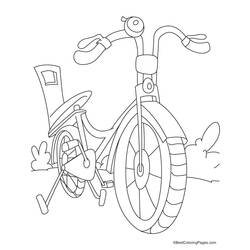 Malvorlage: Fahrrad (Transport) #136983 - Kostenlose Malvorlagen zum Ausdrucken