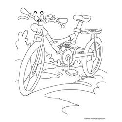 Malvorlage: Fahrrad (Transport) #136985 - Kostenlose Malvorlagen zum Ausdrucken