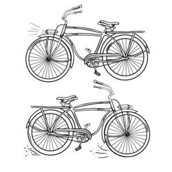 Malvorlage: Fahrrad (Transport) #136991 - Kostenlose Malvorlagen zum Ausdrucken