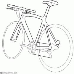 Malvorlage: Fahrrad (Transport) #136999 - Kostenlose Malvorlagen zum Ausdrucken