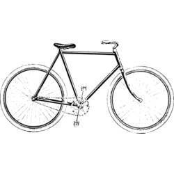 Malvorlage: Fahrrad (Transport) #137024 - Kostenlose Malvorlagen zum Ausdrucken