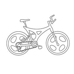 Malvorlage: Fahrrad (Transport) #137036 - Kostenlose Malvorlagen zum Ausdrucken