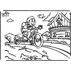 Malvorlage: Fahrrad (Transport) #137078 - Kostenlose Malvorlagen zum Ausdrucken