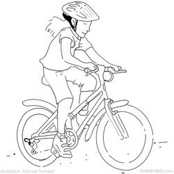 Malvorlage: Fahrrad (Transport) #137096 - Kostenlose Malvorlagen zum Ausdrucken