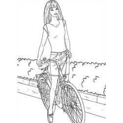 Malvorlage: Fahrrad (Transport) #137165 - Kostenlose Malvorlagen zum Ausdrucken