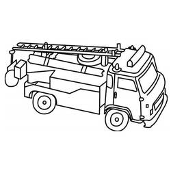 Malvorlage: Feuerwehrauto (Transport) #135780 - Kostenlose Malvorlagen zum Ausdrucken
