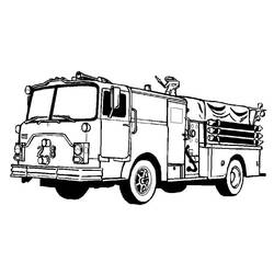 Malvorlage: Feuerwehrauto (Transport) #135792 - Kostenlose Malvorlagen zum Ausdrucken