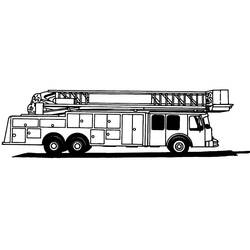 Malvorlage: Feuerwehrauto (Transport) #135802 - Kostenlose Malvorlagen zum Ausdrucken