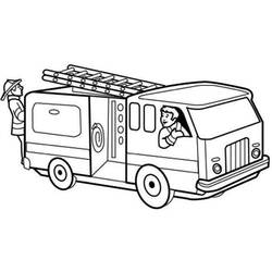 Malvorlage: Feuerwehrauto (Transport) #135803 - Kostenlose Malvorlagen zum Ausdrucken