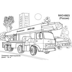 Malvorlage: Feuerwehrauto (Transport) #135809 - Kostenlose Malvorlagen zum Ausdrucken