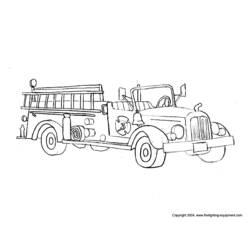 Malvorlage: Feuerwehrauto (Transport) #135819 - Kostenlose Malvorlagen zum Ausdrucken