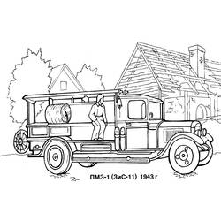 Malvorlage: Feuerwehrauto (Transport) #135835 - Kostenlose Malvorlagen zum Ausdrucken