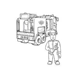 Malvorlage: Feuerwehrauto (Transport) #135839 - Kostenlose Malvorlagen zum Ausdrucken
