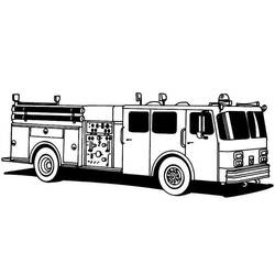 Malvorlage: Feuerwehrauto (Transport) #135884 - Kostenlose Malvorlagen zum Ausdrucken