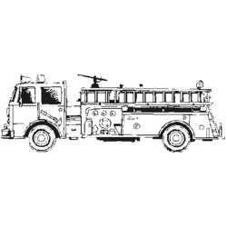 Malvorlage: Feuerwehrauto (Transport) #135896 - Kostenlose Malvorlagen zum Ausdrucken