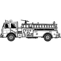 Malvorlage: Feuerwehrauto (Transport) #135978 - Kostenlose Malvorlagen zum Ausdrucken