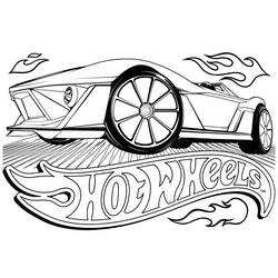 Zeichnungen zum Ausmalen: heiße Reifen - Kostenlose Malvorlagen zum Ausdrucken