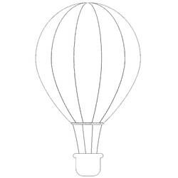 Malvorlage: Heißluftballon (Transport) #134587 - Kostenlose Malvorlagen zum Ausdrucken