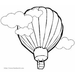 Malvorlage: Heißluftballon (Transport) #134588 - Kostenlose Malvorlagen zum Ausdrucken