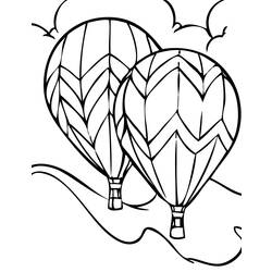 Malvorlage: Heißluftballon (Transport) #134589 - Kostenlose Malvorlagen zum Ausdrucken