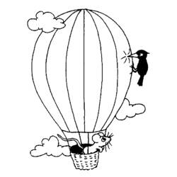 Malvorlage: Heißluftballon (Transport) #134591 - Kostenlose Malvorlagen zum Ausdrucken