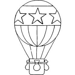 Malvorlage: Heißluftballon (Transport) #134596 - Kostenlose Malvorlagen zum Ausdrucken