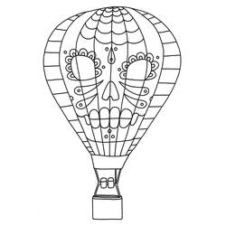 Malvorlage: Heißluftballon (Transport) #134600 - Kostenlose Malvorlagen zum Ausdrucken