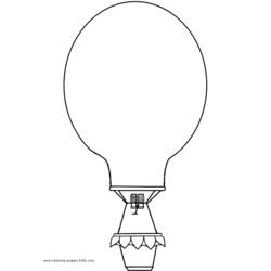 Malvorlage: Heißluftballon (Transport) #134612 - Kostenlose Malvorlagen zum Ausdrucken