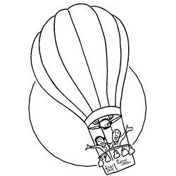 Malvorlage: Heißluftballon (Transport) #134613 - Kostenlose Malvorlagen zum Ausdrucken