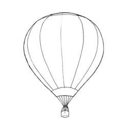 Malvorlage: Heißluftballon (Transport) #134626 - Kostenlose Malvorlagen zum Ausdrucken