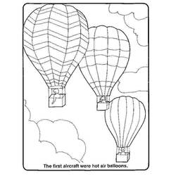 Malvorlage: Heißluftballon (Transport) #134633 - Kostenlose Malvorlagen zum Ausdrucken