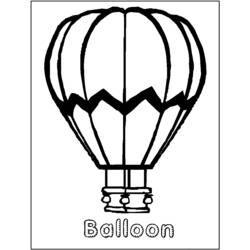 Malvorlage: Heißluftballon (Transport) #134644 - Kostenlose Malvorlagen zum Ausdrucken