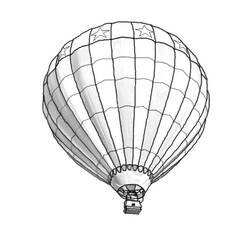 Malvorlage: Heißluftballon (Transport) #134647 - Kostenlose Malvorlagen zum Ausdrucken