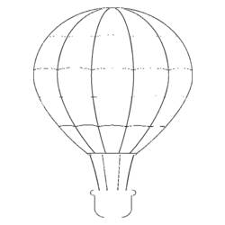 Malvorlage: Heißluftballon (Transport) #134649 - Kostenlose Malvorlagen zum Ausdrucken