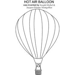 Malvorlage: Heißluftballon (Transport) #134651 - Kostenlose Malvorlagen zum Ausdrucken
