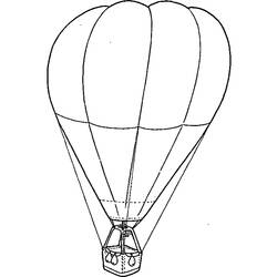Malvorlage: Heißluftballon (Transport) #134655 - Kostenlose Malvorlagen zum Ausdrucken