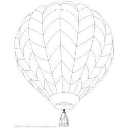 Malvorlage: Heißluftballon (Transport) #134679 - Kostenlose Malvorlagen zum Ausdrucken