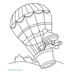 Malvorlage: Heißluftballon (Transport) #134680 - Kostenlose Malvorlagen zum Ausdrucken