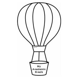 Malvorlage: Heißluftballon (Transport) #134689 - Kostenlose Malvorlagen zum Ausdrucken
