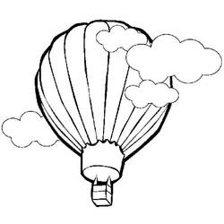 Malvorlage: Heißluftballon (Transport) #134693 - Kostenlose Malvorlagen zum Ausdrucken