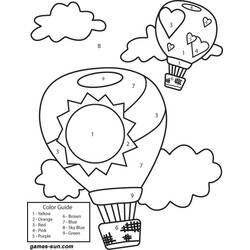 Malvorlage: Heißluftballon (Transport) #134702 - Kostenlose Malvorlagen zum Ausdrucken