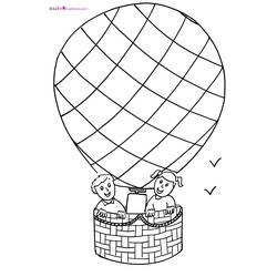 Malvorlage: Heißluftballon (Transport) #134704 - Kostenlose Malvorlagen zum Ausdrucken