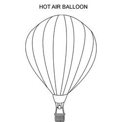 Malvorlage: Heißluftballon (Transport) #134723 - Kostenlose Malvorlagen zum Ausdrucken