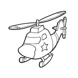 Malvorlage: Hubschrauber (Transport) #136063 - Kostenlose Malvorlagen zum Ausdrucken